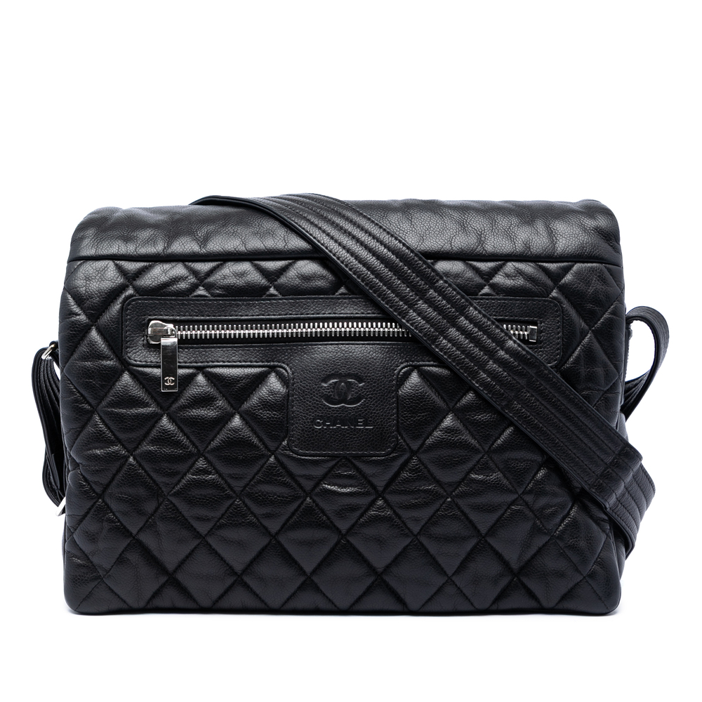 Pre-Loved Chanel Large Quilted Caviar Coco Cocoon Messenger Bag